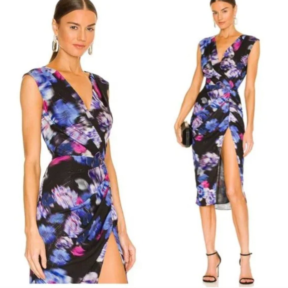 Amanda Uprichard Roma Dress in Violetta